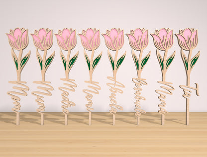 Flower Gift Box Laser Cut File Bundle | Mom Floral Keepsake Box | Multilayer Wooden Design | Glowforge, xTool, LightBurn, etc.