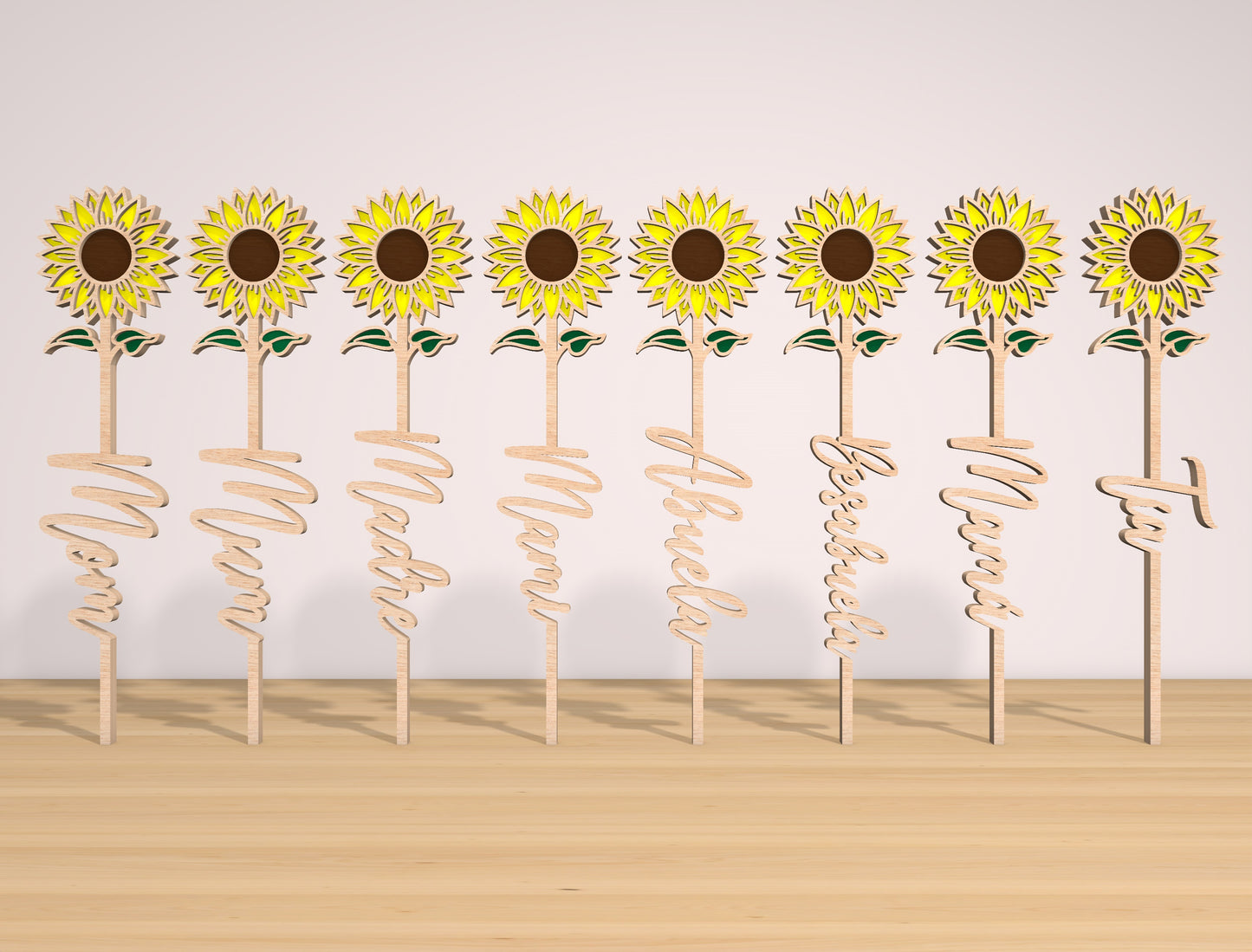 Flower Gift Box Laser Cut File Bundle | Mom Floral Keepsake Box | Multilayer Wooden Design | Glowforge, xTool, LightBurn, etc.