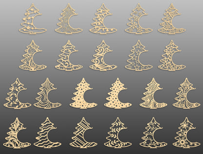 Christmas Ornament Display Stand SVG Bundle 22 Laser Cut Designs