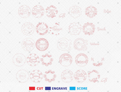 Beach Welcome Sign SVG Bundle with 10 Designs for xTool and Glowforge