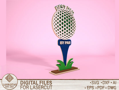 Golf Grandpa Sign SVG Laser Cut File for Glowforge and LightBurn