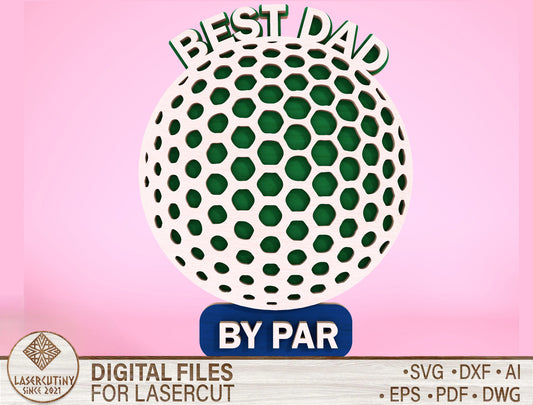 Golf Grandpa Sign SVG Laser Cut File for Glowforge and LightBurn
