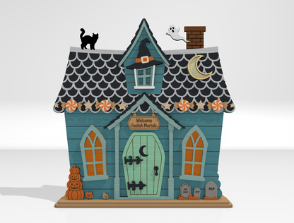 Halloween Shelf Sitter SVG Bundle for Glowforge xTool LightBurn 5 Designs