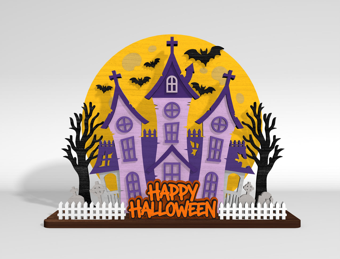 Halloween Shelf Sitter SVG Bundle for Glowforge xTool LightBurn 6 Designs