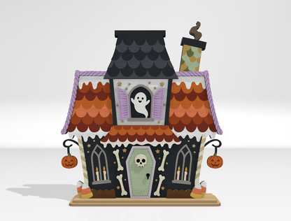 Halloween Shelf Sitter SVG Bundle for Glowforge xTool LightBurn 5 Designs
