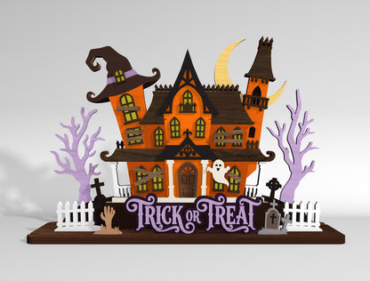 Halloween Shelf Sitter SVG Bundle for Glowforge xTool LightBurn 6 Designs