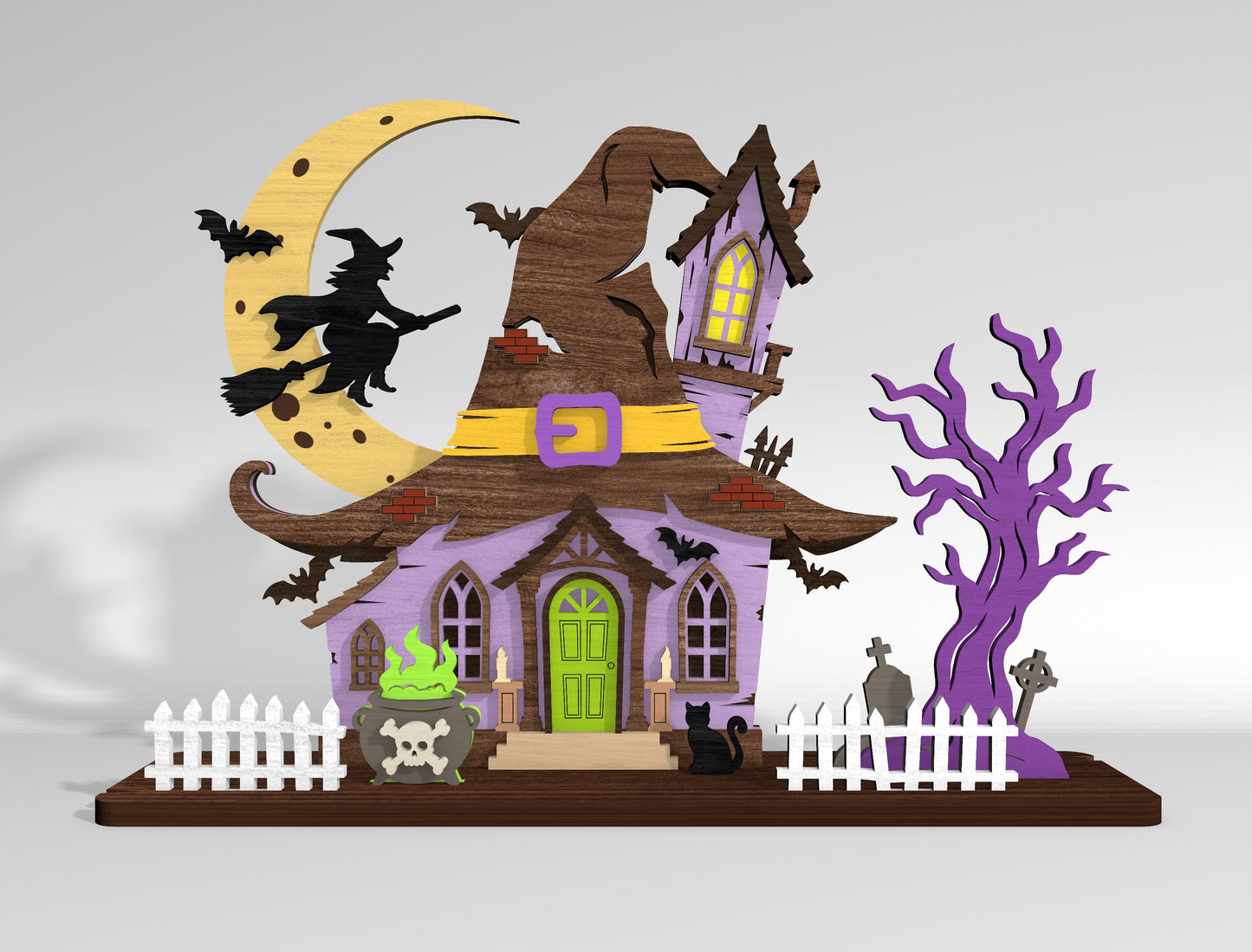 Halloween Shelf Sitter SVG Bundle for Glowforge xTool LightBurn 6 Designs