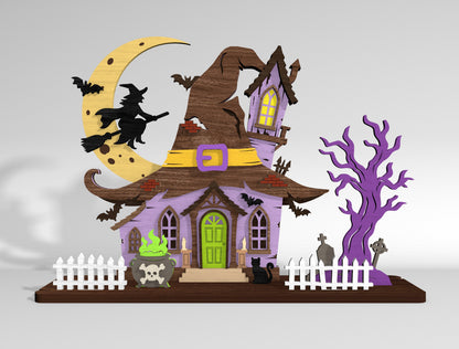 Halloween Shelf Sitter SVG Bundle for Glowforge xTool LightBurn 6 Designs