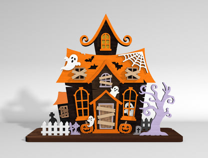 Halloween Shelf Sitter SVG Bundle for Glowforge xTool LightBurn 6 Designs