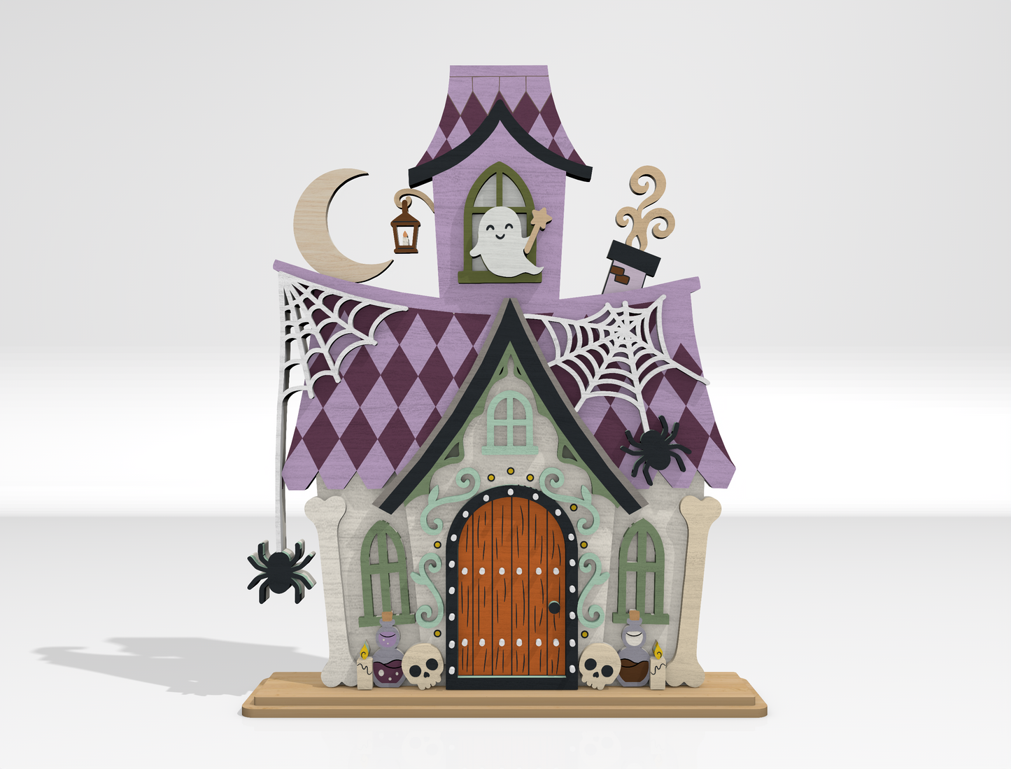 Halloween Shelf Sitter SVG Bundle for Glowforge xTool LightBurn 5 Designs