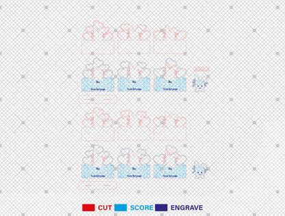 Easter Bunny Photo Frame Laser Cut File Bundle | Mama & Grandma Keepsake Decor | Spring Family Display | Glowforge, xTool, LightBurn, etc.