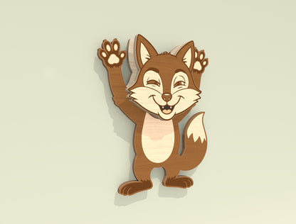 Animal Magnets SVG Bundle Laser Cut File for LightBurn and Glowforge