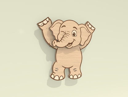 Animal Magnets SVG Bundle Laser Cut File for LightBurn and Glowforge