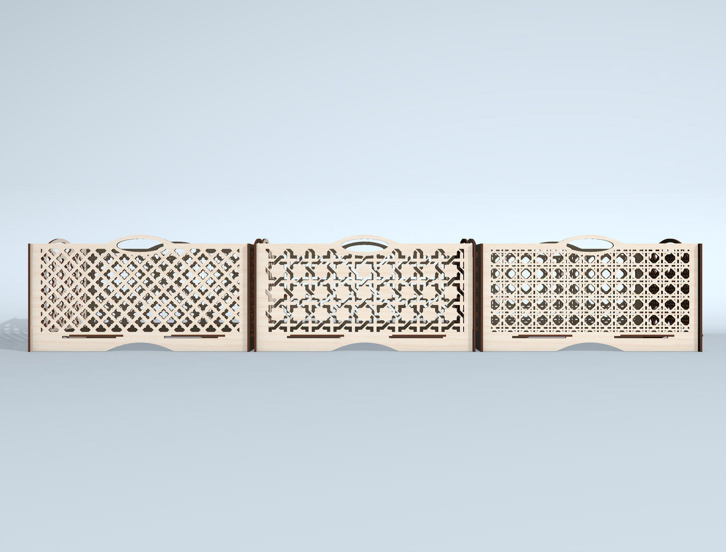 Wooden Laundry Hamper SVG Bundle for Glowforge and LightBurn