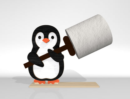 Animal Toilet Roll Holder SVG Bundle Laser Cut File for Glowforge and LightBurn