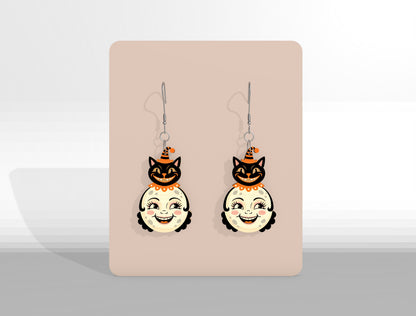 Halloween Earrings SVG Bundle Laser Cut Designs