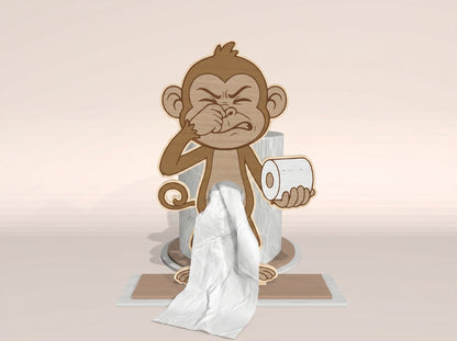 Animal Toilet Paper Holder SVG Bundle for Glowforge and xTool