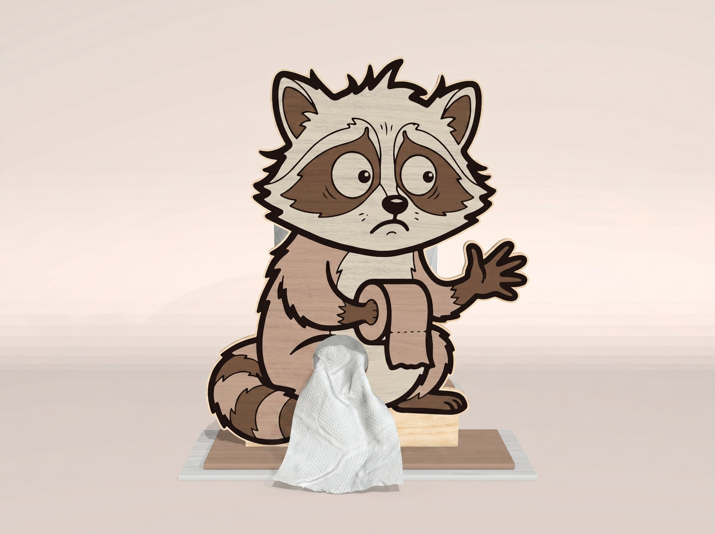 Animal Toilet Paper Holder SVG Bundle for Glowforge and xTool