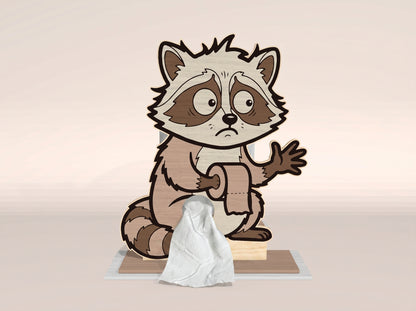 Animal Toilet Paper Holder SVG Bundle for Glowforge and xTool