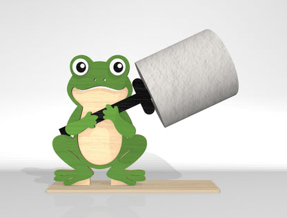 Animal Toilet Roll Holder SVG Bundle Laser Cut File for Glowforge and LightBurn