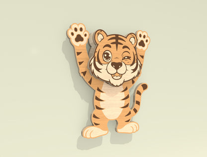 Animal Magnets SVG Bundle Laser Cut File for LightBurn and Glowforge