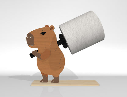 Animal Toilet Roll Holder SVG Bundle Laser Cut File for Glowforge and LightBurn