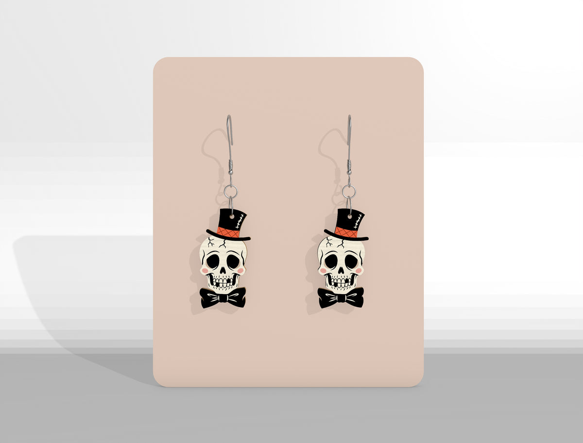 Halloween Earrings SVG Bundle Laser Cut Designs