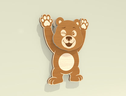 Animal Magnets SVG Bundle Laser Cut File for LightBurn and Glowforge