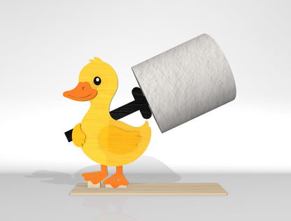 Animal Toilet Roll Holder SVG Bundle Laser Cut File for Glowforge and LightBurn