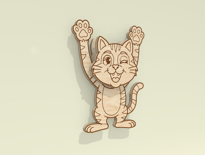 Kinetic Animal Fridge Magnets SVG Bundle for Glowforge and LightBurn