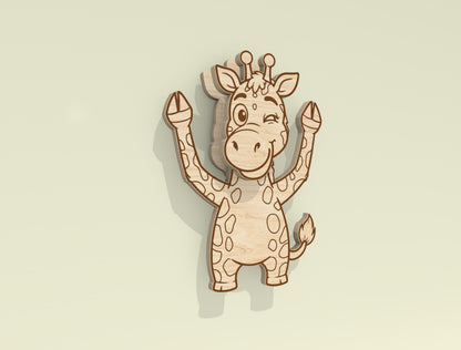 Kinetic Animal Fridge Magnets SVG Bundle for Glowforge and LightBurn