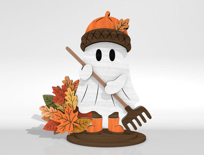 Fall Ghost SVG Bundle 10 Designs for Glowforge xTool LightBurn
