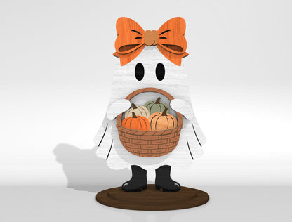 Fall Ghost SVG Bundle 10 Designs for Glowforge xTool LightBurn
