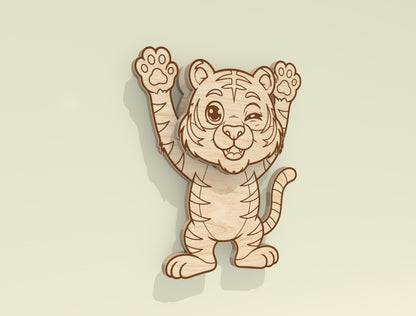 Kinetic Animal Fridge Magnets SVG Bundle for Glowforge and LightBurn