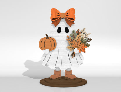 Fall Ghost SVG Bundle 10 Designs for Glowforge xTool LightBurn