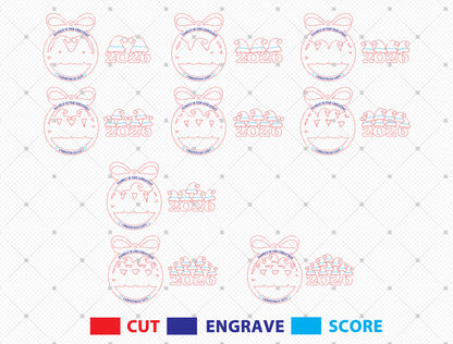 Family Is The Greatest Christmas Gift Ornament SVG Bundle 11