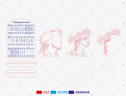 Easter Shelf Sitter SVG 9 Christian Easter Designs for LightBurn and Glowforge