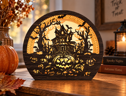 150+ Halloween Lantern & Candle Holder SVG Bundle Laser Cut Files
