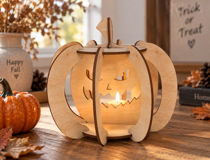 150+ Halloween Lantern & Candle Holder SVG Bundle Laser Cut Files