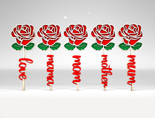 Floral Mom Gift Box SVG Bundle Mother's Day for LightBurn and xTool