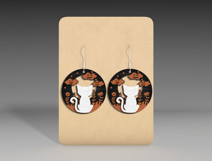 Halloween Deer Earrings SVG Bundle 5 Designs for LightBurn Glowforge xTool