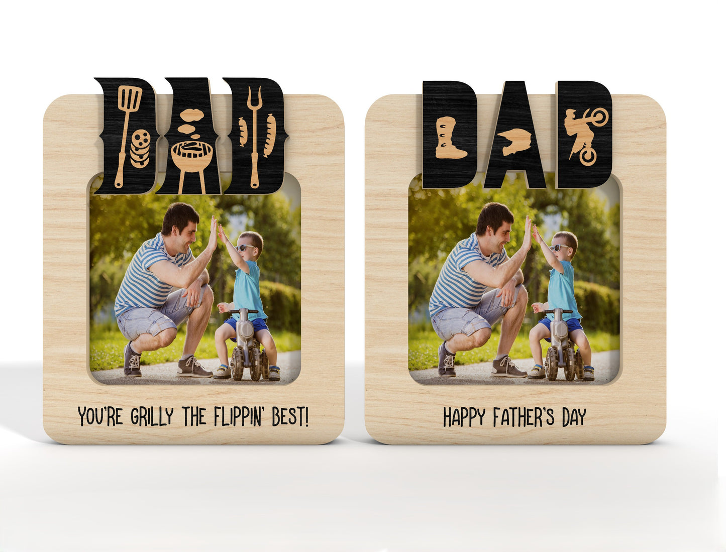 Dad Tool Photo Frame SVG Bundle Laser Cut File for Glowforge and xTool