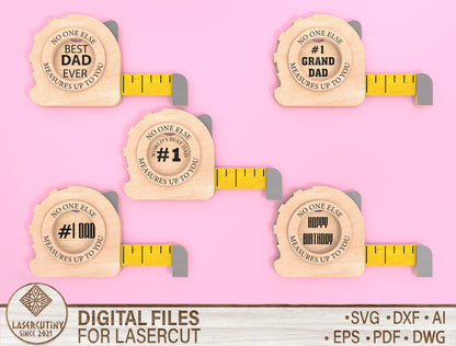 Best Dad Card Holder SVG Laser Cut File for Glowforge and LightBurn