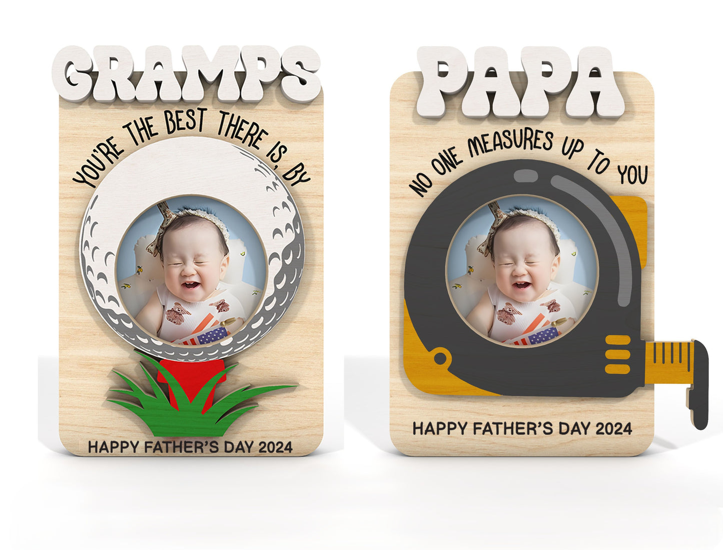 Father’s Day Fridge Magnet SVG Laser Cut File for Glowforge