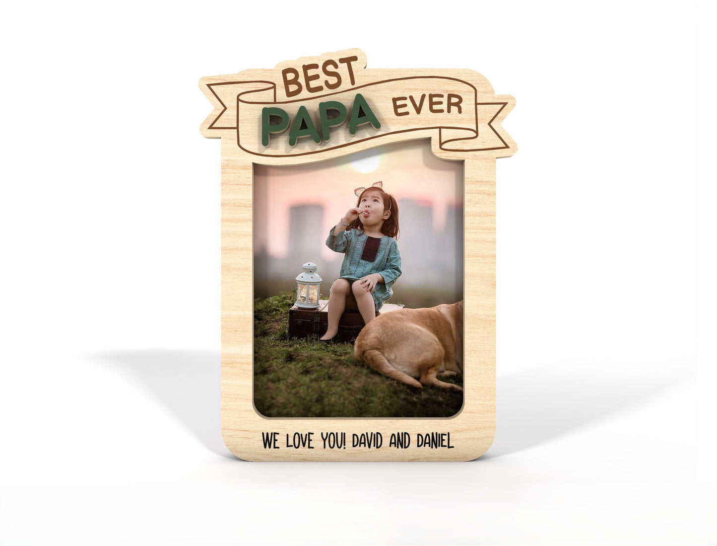 Ribbon Photo Frame Magnet SVG Bundle Laser Cut File for Glowforge and LightBurn