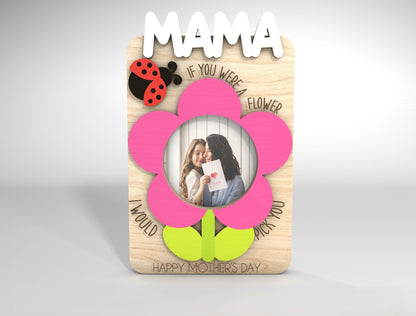Mother's Day Fridge Photo Frame SVG Cute Magnet for Glowforge