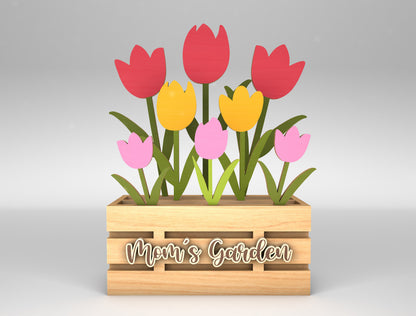 Flower Pot SVG Bundle Mother's Day Tabletop Decor for xTool