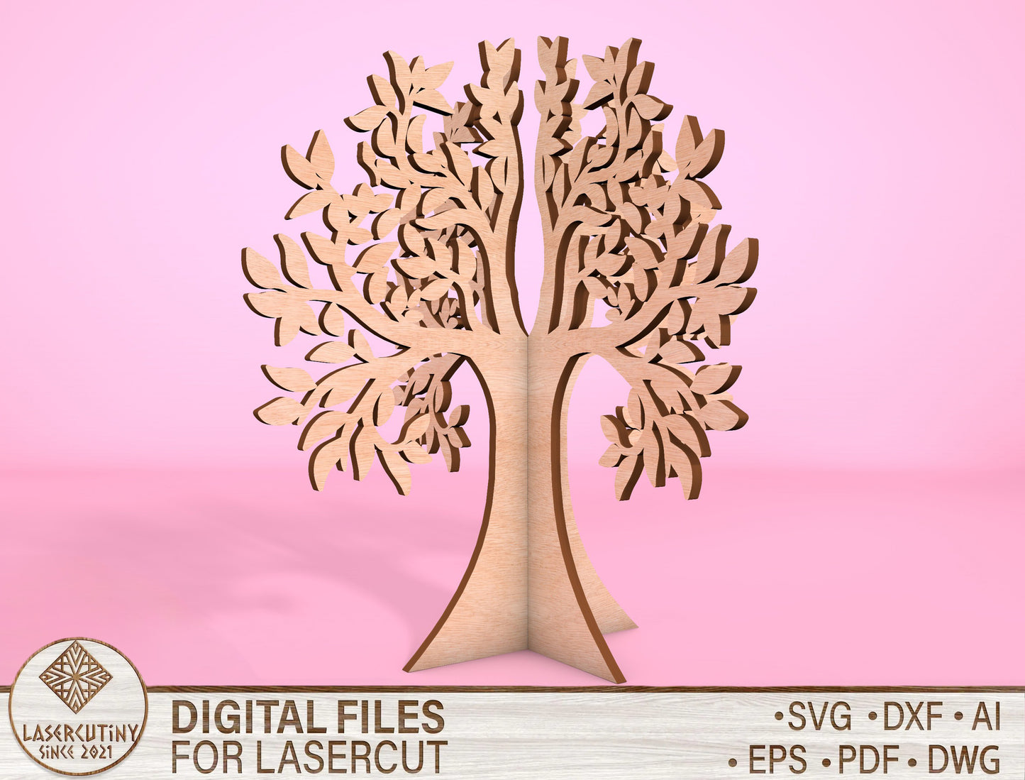Tree of Life SVG Bundle Laser Cut File for LightBurn and Glowforge