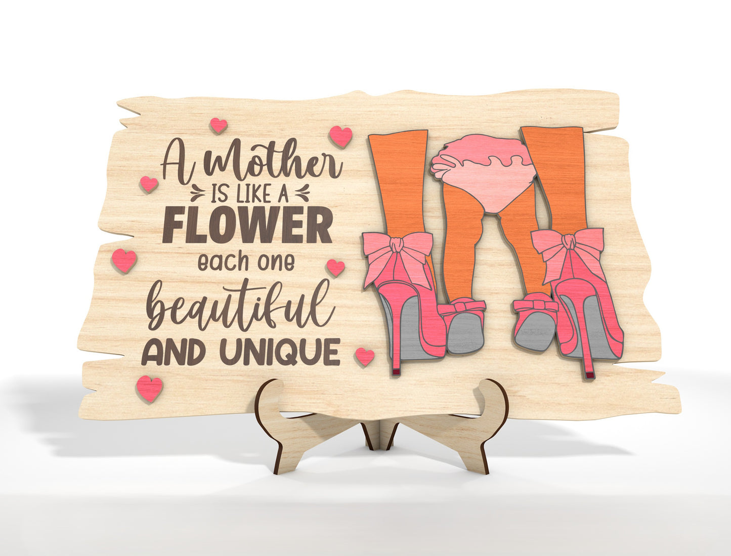 Funny Mother Daughter Sassy Mom Sign SVG Bundle for xTool and LightBurn
