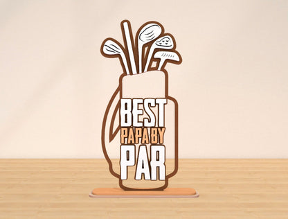 Golf Dad Sign SVG Bundle Laser Cut File for Glowforge and xTool